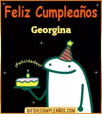 GIF Flork meme Cumpleaños Georgina